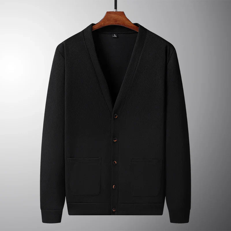 Cardigan elegante con scollo a V