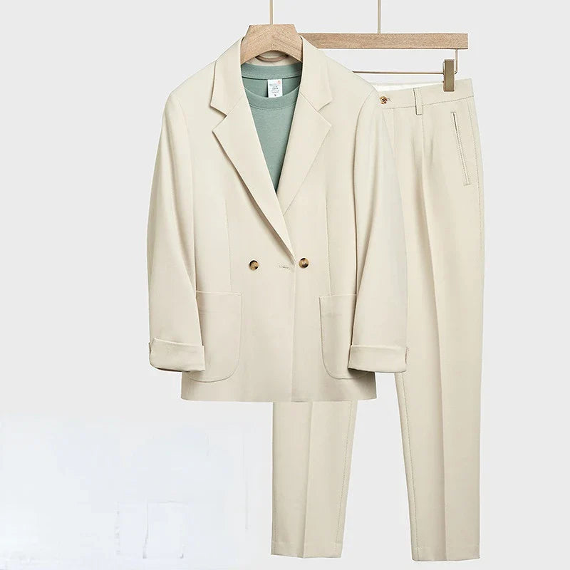 Elegante set da uomo loose fit