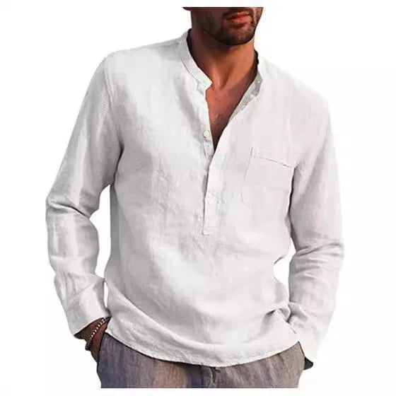 Camicia in cotone traspirante