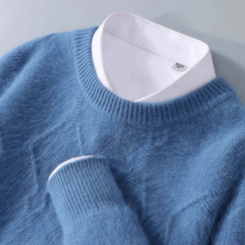 Maglione in cashmere con motivo a diamante