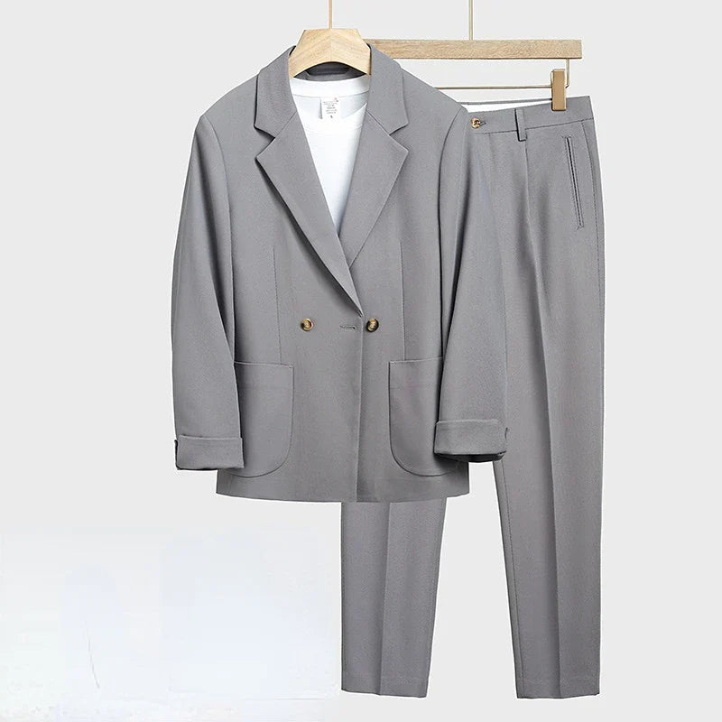 Elegante set da uomo loose fit