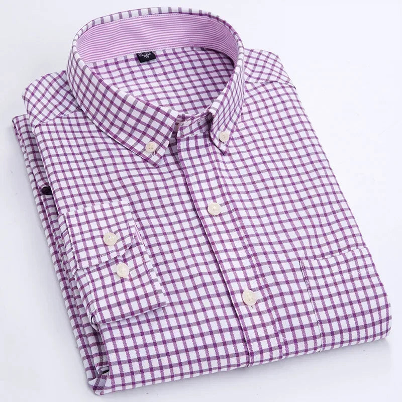 Camicia in cotone a maniche lunghe