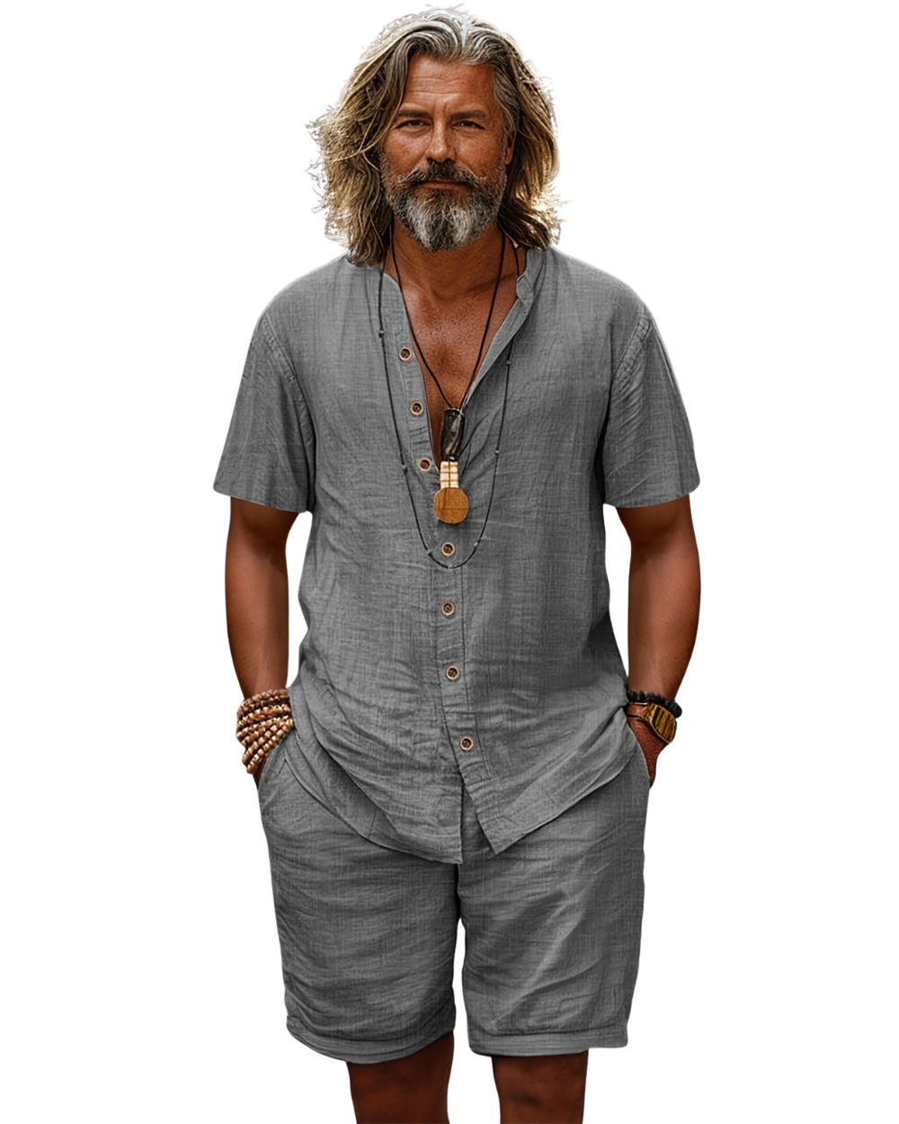 Elegante set a maniche corte