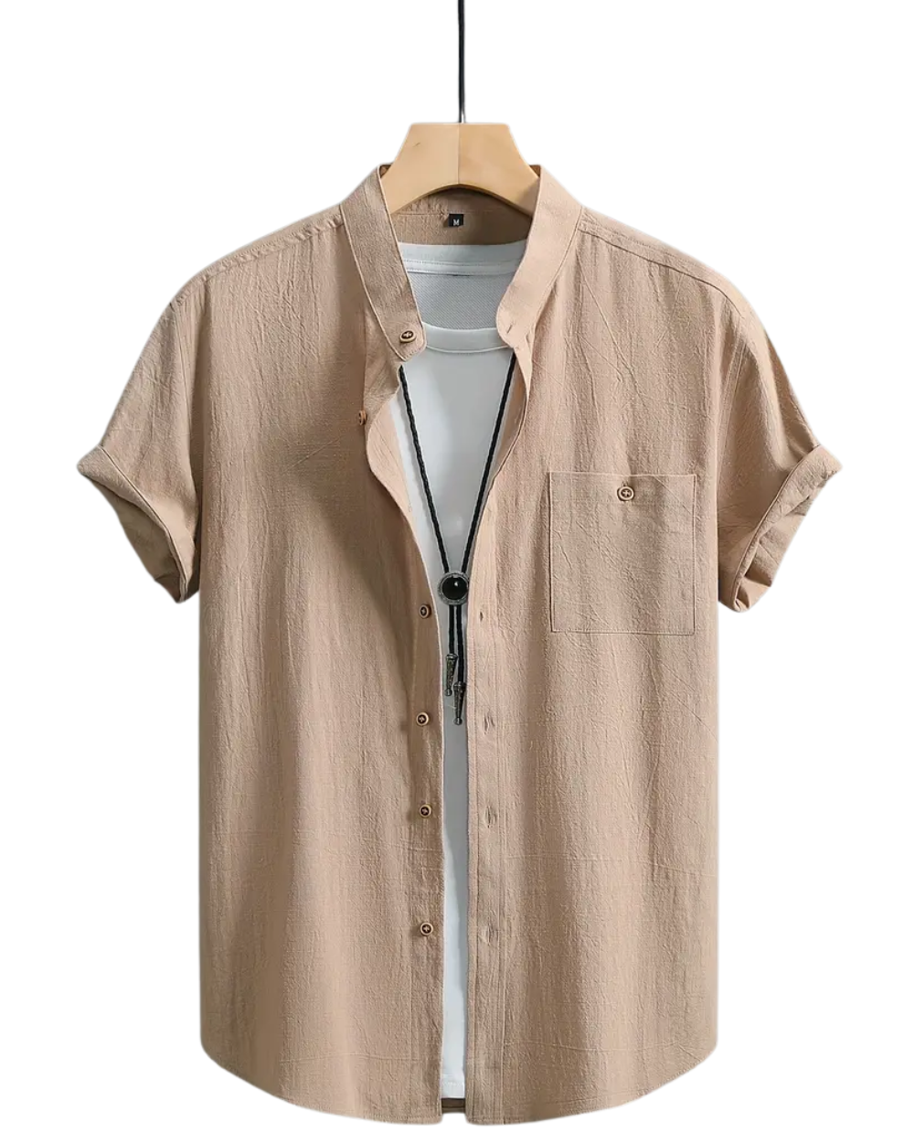 Camicia casual a maniche corte