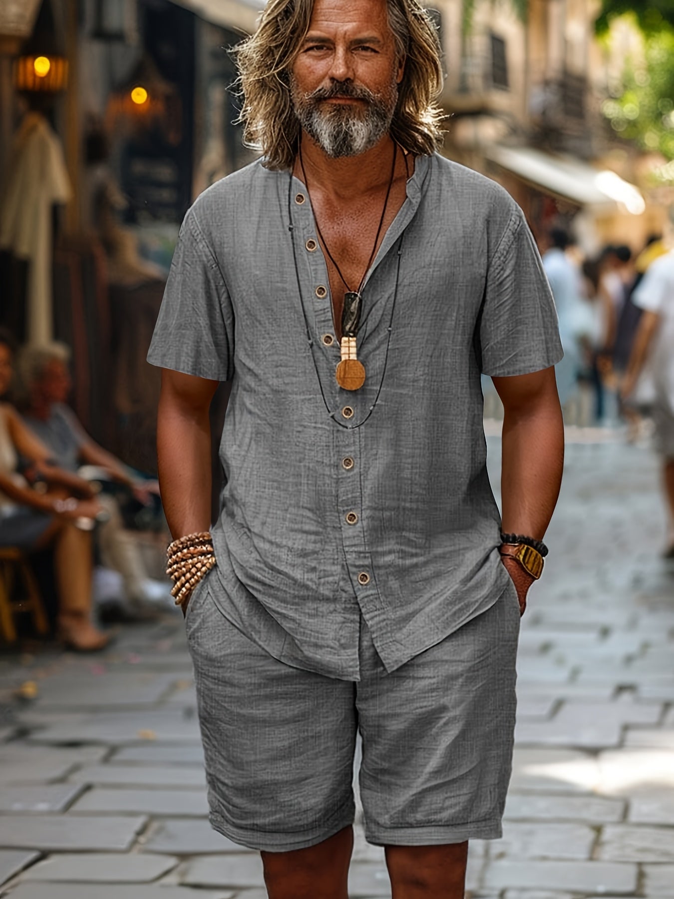 Elegante set a maniche corte