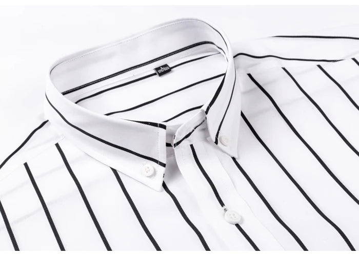 Camicia elegante in cotone a righe