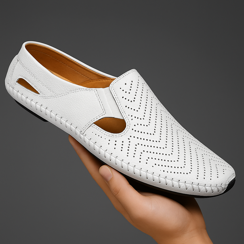 Sandali con cinturino in pelle