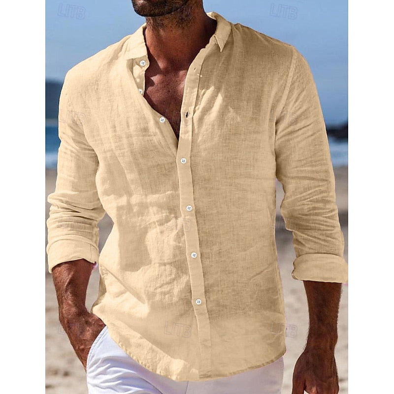 Camicia di lino casual