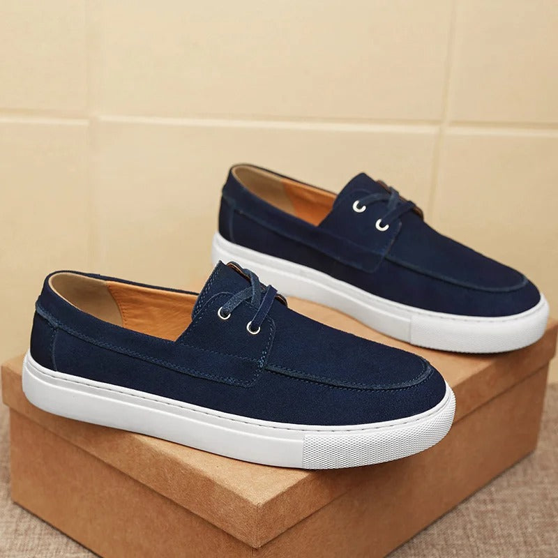 Scarpe eleganti in pelle scamosciata