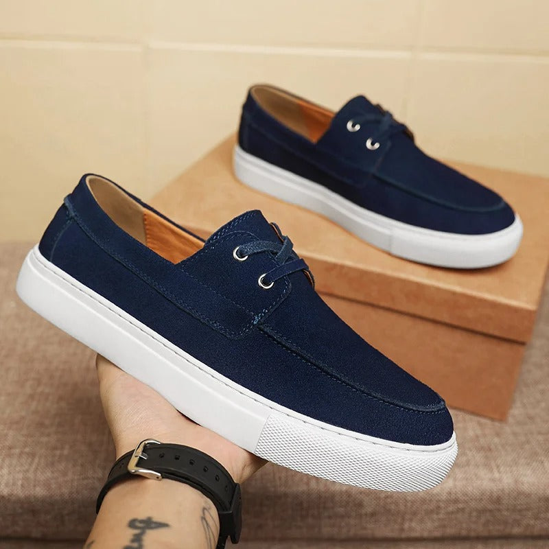 Scarpe eleganti in pelle scamosciata