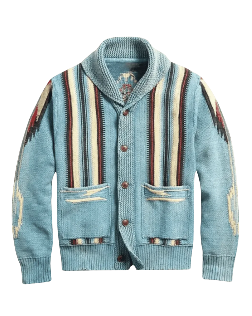 Cardigan in lana a trama elegante